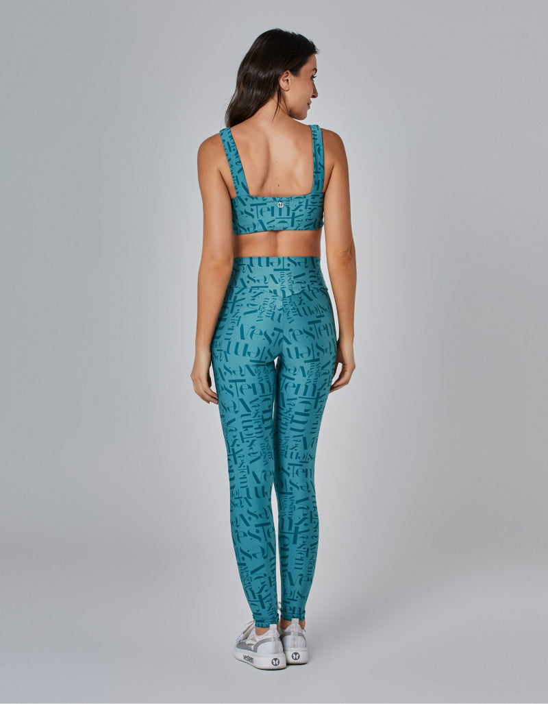 Conjunto Top e Legging Myst Verde Vestem