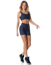 Conjunto Top e Shorts Myst Vestem Azul Marinho