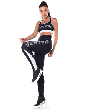 Conjunto Top e Legging Breeze Preto Vestem