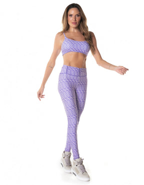 Legging Fuso Virtual Forever Lavanda Vestem